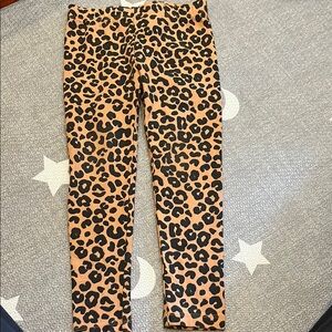 Harper Brown and Black Leopard Print Leggings size 5